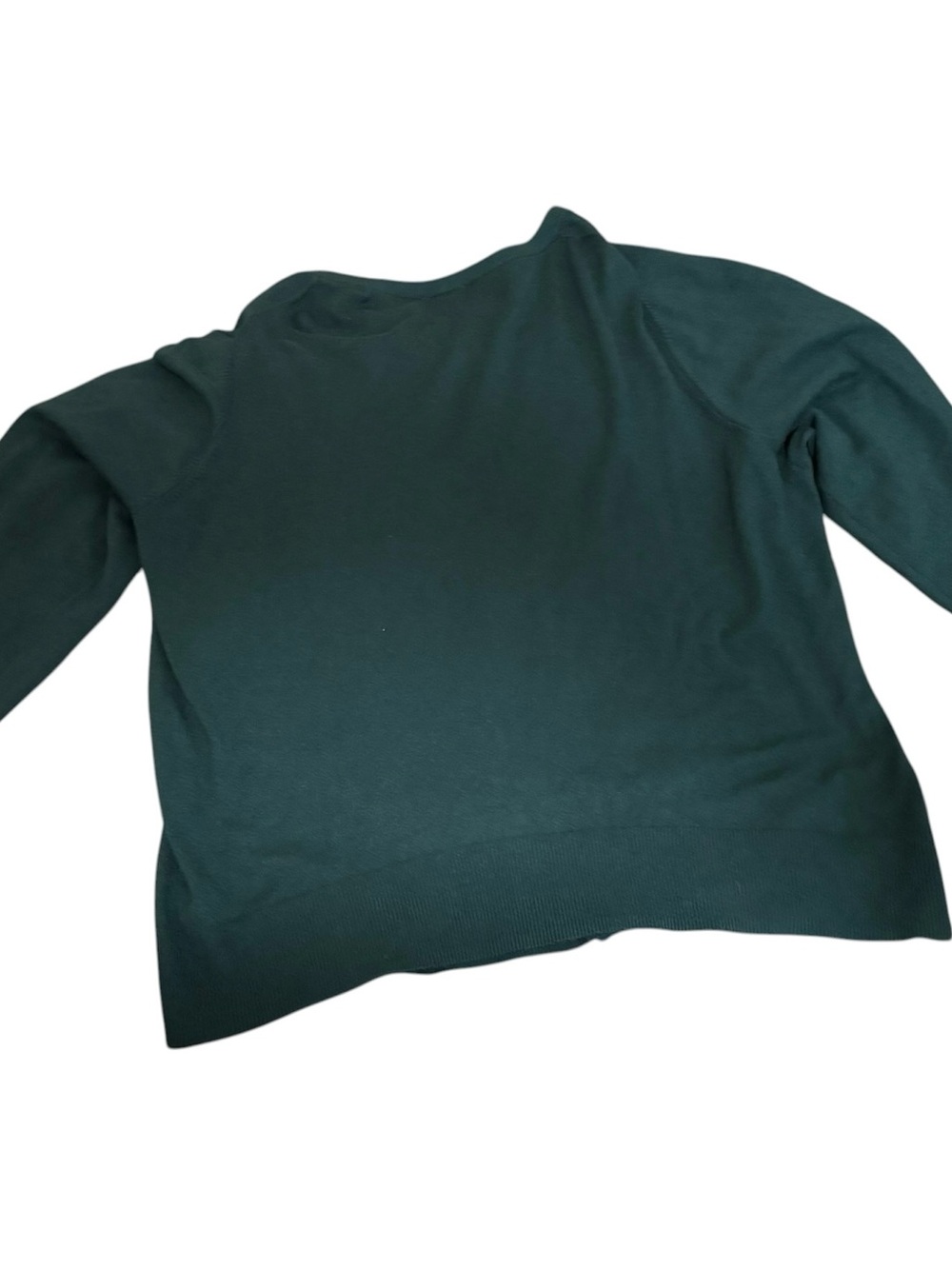 Torrid Crewneck Button-Front Sweater Cardigan - Forest Green Size 2 (2X) - Picture 4 of 5